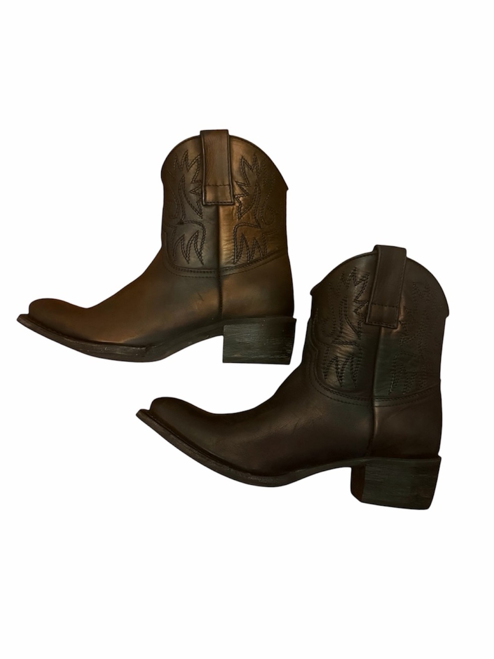 Sendra brown ankle western booties made in Spain - Picture 4 of 5